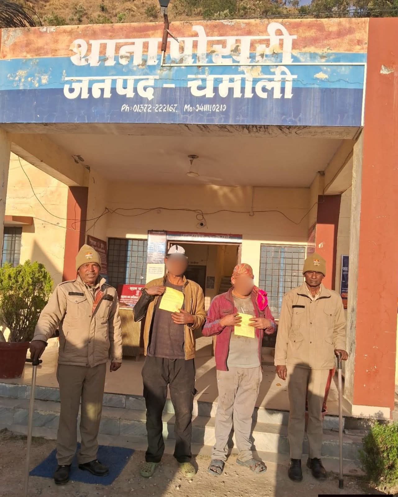 चमोली ऑपरेशन प्रहार: पोखरी बाजार में शांति भंग करने वाले दो लोग गिरफ्तार