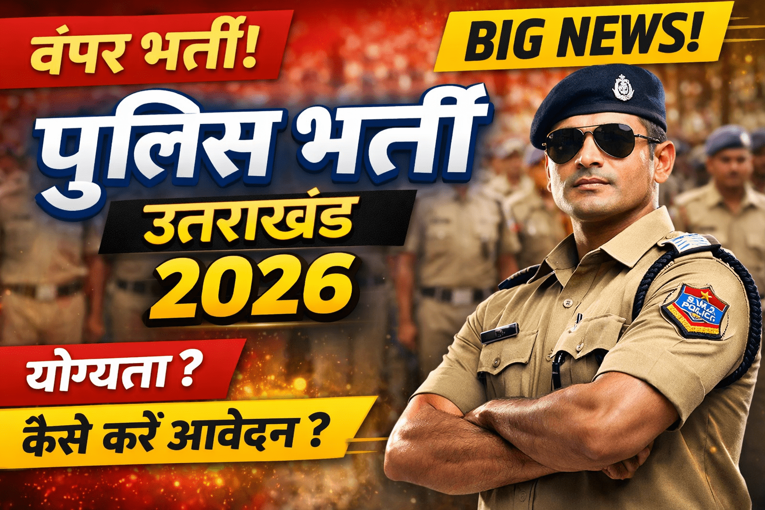 UKSSSC Uttarakhand police recruitment 2026